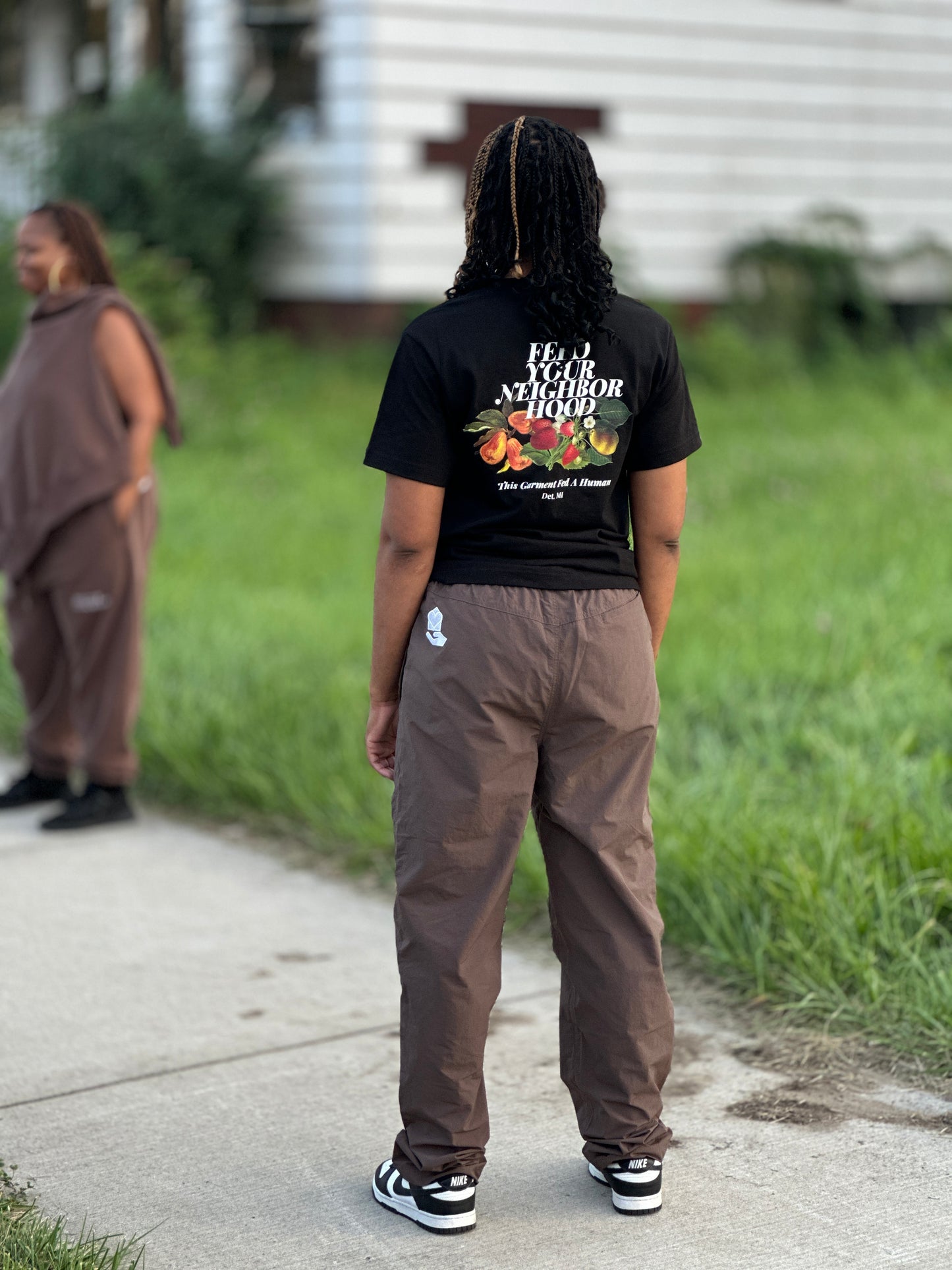 FYN Brown Nylon Pant