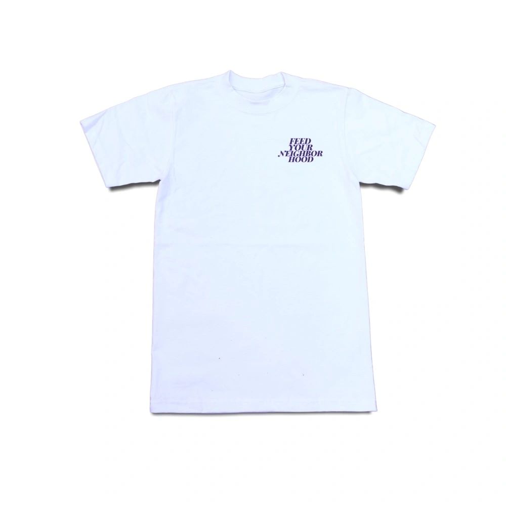 White “Slogan” T