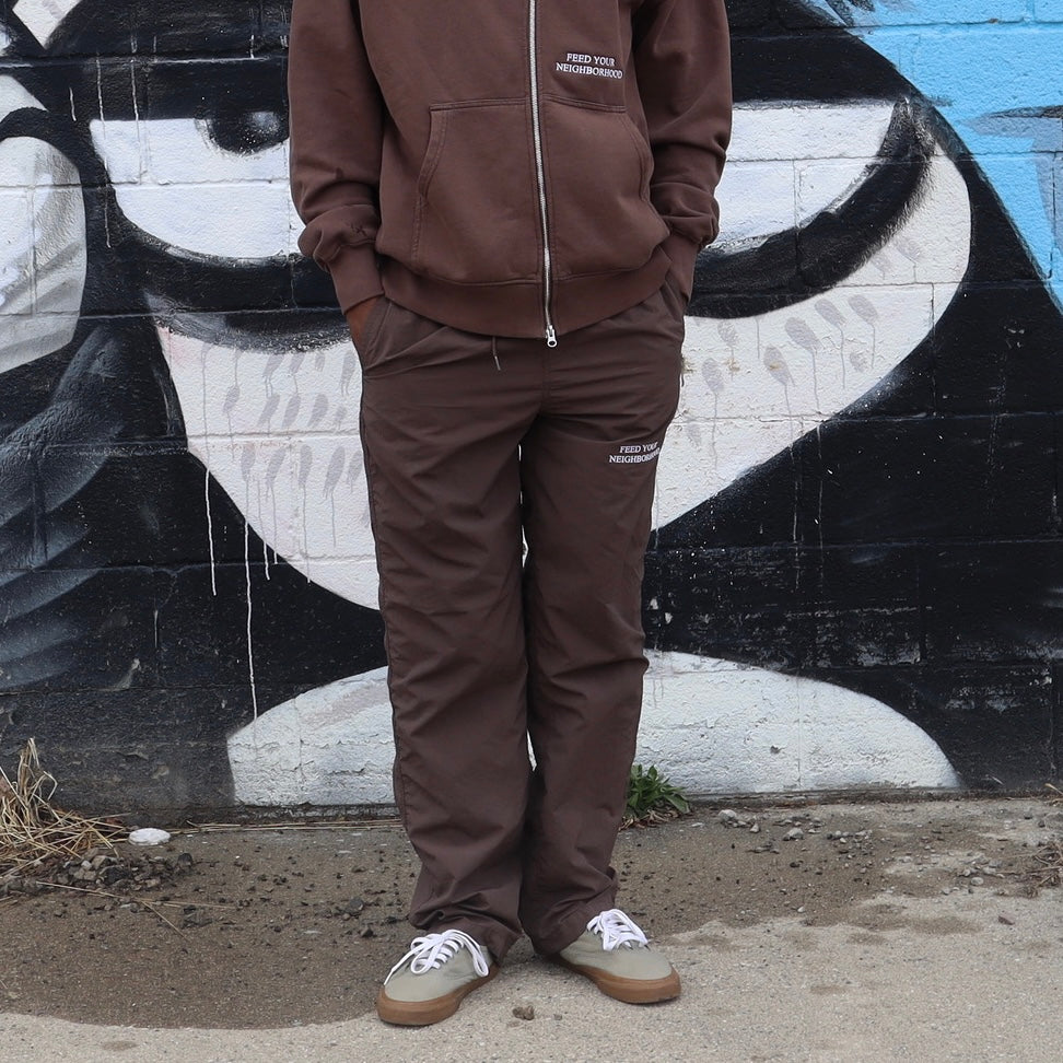 FYN Brown Nylon Pant